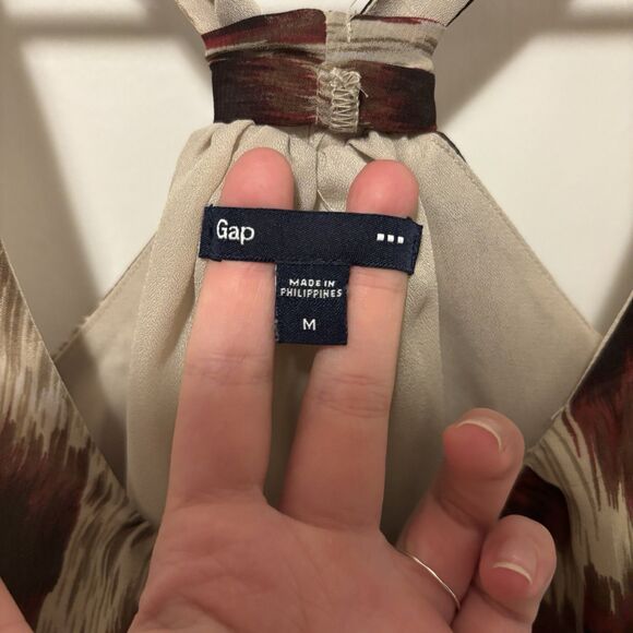 Women’s Gap Racerback Flowy Tank Blouse Size M - Picture 2 of 5